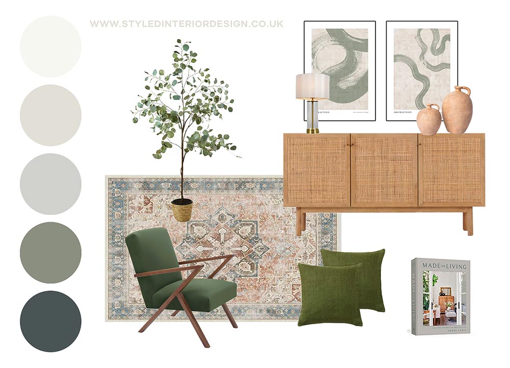 Green moodboard